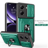 For Xiaomi Poco X7 Pro Case With Slide Lens Cover Rotating Ring Shockproof Stand Holder Redmi Turbo 4 Phone Case