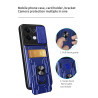 For Oppo Reno13 Case With Slide Lens Cover Rotating Ring Shockproof Stand Holder Phone Case