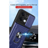 For Oppo Reno13 Case With Slide Lens Cover Rotating Ring Shockproof Stand Holder Phone Case