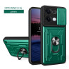 For Oppo Reno13 Case With Slide Lens Cover Rotating Ring Shockproof Stand Holder Phone Case