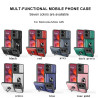 For Motorola Moto G05 Case With Slide Lens Cover Rotating Ring Shockproof Stand Holder Phone Case