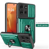 For Motorola Moto G75 Case With Slide Lens Cover Rotating Ring Shockproof Stand Holder Phone Case