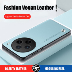 For vivo X200s Case Luxury PU Leather Back Cover Silicone Shockproof Full Protection Phone X200s Fundas