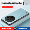 For vivo X200s Case Luxury PU Leather Back Cover Silicone Shockproof Full Protection Phone X200s Fundas
