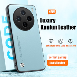 For vivo X200s Case Luxury PU Leather Back Cover Silicone Shockproof Full Protection Phone X200s Fundas