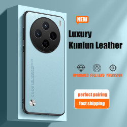 For vivo X200s Case Luxury PU Leather Back Cover Silicone Shockproof Full Protection Phone X200s Fundas