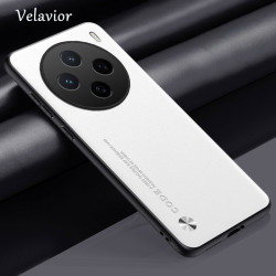 For vivo X200s Case Luxury PU Leather Back Cover Silicone Shockproof Full Protection Phone X200s Fundas