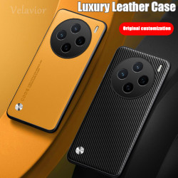 For vivo X200s Case Luxury PU Leather Back Cover Silicone Shockproof Full Protection Phone X200s Fundas