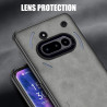 Case for Nothing Phone 3a TPU Soft Frame Sheepskin Leather Back Coque for Phone 3a Cover Camera Protect Shockproof
