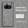 Case for Nothing Phone 3a TPU Soft Frame Sheepskin Leather Back Coque for Phone 3a Cover Camera Protect Shockproof