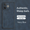 Case for Oppo A5 Pro 4G TPU Soft Frame Sheepskin Leather Back Coque for A5 Pro 4G Cover Camera Protect Shockproof Shell