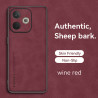 Case for Oppo A5 Pro 4G TPU Soft Frame Sheepskin Leather Back Coque for A5 Pro 4G Cover Camera Protect Shockproof Shell