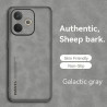 Case for Oppo A5 Pro 4G TPU Soft Frame Sheepskin Leather Back Coque for A5 Pro 4G Cover Camera Protect Shockproof Shell