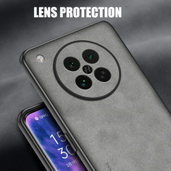 Case for Oppo Find X8s TPU Soft Frame Sheepskin Leather Back Coque for Find X8s Cover Camera Protect Shockproof Shell