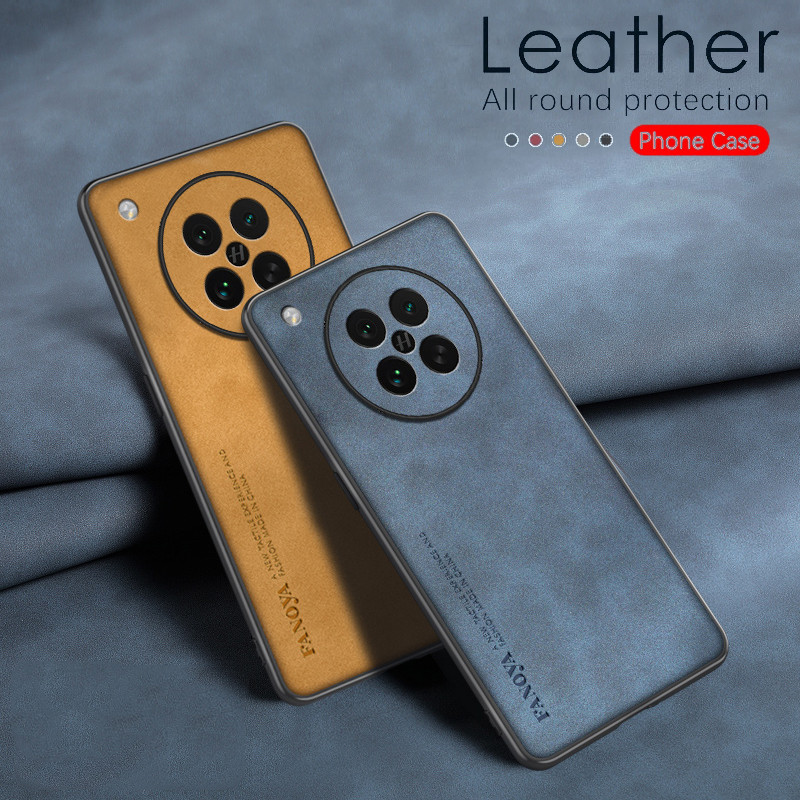 Case for Oppo Find X8s TPU Soft Frame Sheepskin Leather Back Coque for Find X8s Cover Camera Protect Shockproof Shell