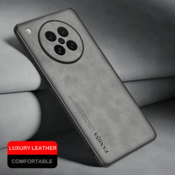 Case for Oppo Find X8s TPU Soft Frame Sheepskin Leather Back Coque for Find X8s Cover Camera Protect Shockproof Shell