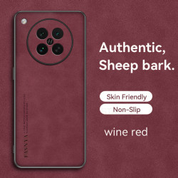 Case for Oppo Find X8s TPU Soft Frame Sheepskin Leather Back Coque for Find X8s Cover Camera Protect Shockproof Shell