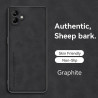 Case for Samsung Galaxy A06 5G TPU Soft Frame Sheepskin Leather Back Coque for A06 5G Cover Camera Protect Shockproof Shell