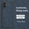 Case for Samsung Galaxy A06 5G TPU Soft Frame Sheepskin Leather Back Coque for A06 5G Cover Camera Protect Shockproof Shell