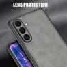 Case for Samsung Galaxy A36 5G TPU Soft Frame Sheepskin Leather Back Coque for A36 5G Cover Camera Protect Shockproof Shell