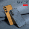 Case for Samsung Galaxy A56 5G TPU Soft Frame Sheepskin Leather Back Coque for A56 5G Cover Camera Protect Shockproof Shell