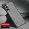 Case for Samsung Galaxy A56 5G TPU Soft Frame Sheepskin Leather Back Coque for A56 5G Cover Camera Protect Shockproof Shell