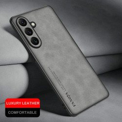 Case for Samsung Galaxy M16 TPU Soft Frame Sheepskin Leather Back Coque for M16 Cover Camera Protect Shockproof Shell