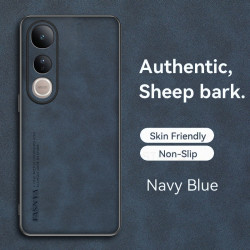 Case for vivo V50 Lite 4G TPU Soft Frame Sheepskin Leather Back Coque for V50 Lite 4G Cover Camera Protect Shockproof Shell