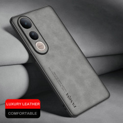 Case for vivo V50 Lite 5G TPU Soft Frame Sheepskin Leather Back Coque for V50 Lite 5G Cover Camera Protect Shockproof Shell