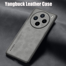 Case for vivo X200s TPU Soft Frame Sheepskin Leather Back Coque for X200s Cover Camera Protect Shockproof Shell