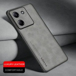 Case for Xiaomi Poco M7 Pro 5G TPU Soft Frame Sheepskin Leather Back Coque for M7 Pro 5G Cover Camera Protect Shockproof Shell