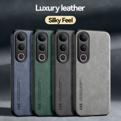 Luxury Leather Case for vivo V50 Lite 5G Magnetic Car Holder Phone Shell for V50 Lite 4G Cover Fundas
