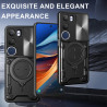 Case For vivo Y19s 4G Magnetic Slide Camera Protection Cover 360 Rotate Kickstand Armor Ring Funda Capa
