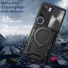 Case For vivo Y19s 4G Magnetic Slide Camera Protection Cover 360 Rotate Kickstand Armor Ring Funda Capa
