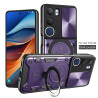 Case For vivo Y19s 4G Magnetic Slide Camera Protection Cover 360 Rotate Kickstand Armor Ring Funda Capa