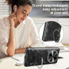 Case For Nothing Phone 3a Pro Magnetic Slide Camera Protection Cover 360 Rotate Kickstand Armor Ring Funda Capa