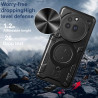 Case For Nothing Phone 3a Pro Magnetic Slide Camera Protection Cover 360 Rotate Kickstand Armor Ring Funda Capa