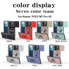 For Xiaomi Poco M7 Pro 5G Case With Slide Lens Cover Rotating Ring Shockproof Stand Holder Phone Case