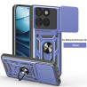 For Motorola Edge 60 Fusion Case With Slide Lens Cover Rotating Ring Shockproof Stand Holder Phone Case