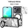 Case For Honor 400 Lite Magnetic Slide Camera Protection Cover 360 Rotate Kickstand Armor Ring Funda Capa