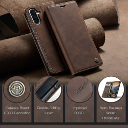 Luxury Retro Case for Samsung Galaxy A56 5G Multiple Card Slots Stand Function Phone Cover for Galaxy A36 5G  A26 Leather
