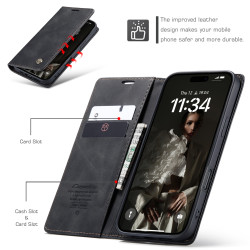 Luxury Retro Case for Apple iPhone 16e Multiple Card Slots Stand Function Phone Cover for  iPhone 16 Pro Max 16 Plus Leather