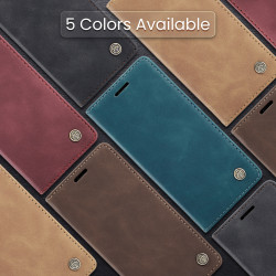 Luxury Retro Case for Apple iPhone 16e Multiple Card Slots Stand Function Phone Cover for  iPhone 16 Pro Max 16 Plus Leather