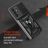 For Samsung Galaxy A56 5G Case With Slide Lens Cover Rotating Ring Shockproof Stand Holder Phone Galaxy A36 5G A26 Case