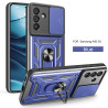 For Samsung Galaxy A56 5G Case With Slide Lens Cover Rotating Ring Shockproof Stand Holder Phone Galaxy A36 5G A26 Case