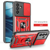 For Samsung Galaxy A56 5G Case With Slide Lens Cover Rotating Ring Shockproof Stand Holder Phone Galaxy A36 5G A26 Case