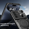 Case For Samsung Galaxy A56 5G Magnetic Slide Camera Protection Cover 360 Rotate Kickstand Armor Ring Galaxy A36 5G A26 Funda Capa