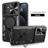 Case For Samsung Galaxy A56 5G Magnetic Slide Camera Protection Cover 360 Rotate Kickstand Armor Ring Galaxy A36 5G A26 Funda Capa