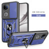 For vivo V50 Case With Slide Lens Cover Rotating Ring Shockproof Stand Holder V50 Lite 5G 4G Phone Case
