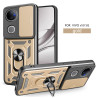 For vivo V50 Case With Slide Lens Cover Rotating Ring Shockproof Stand Holder V50 Lite 5G 4G Phone Case